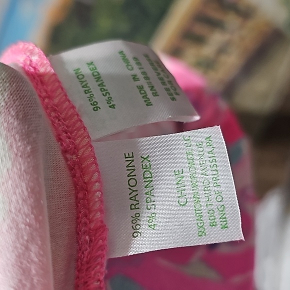 Lilly Pulitzer Pink Floral Pants Size Small‎ - Picture 3 of 4